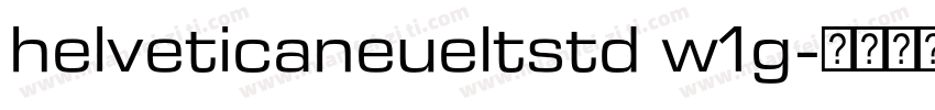 helveticaneueltstd w1g字体转换